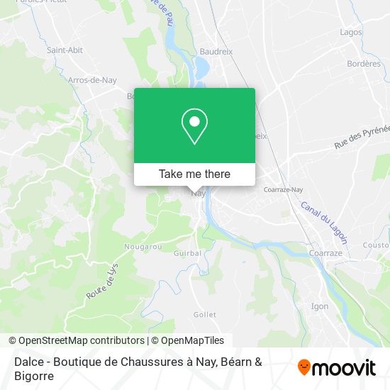 Dalce - Boutique de Chaussures à Nay map