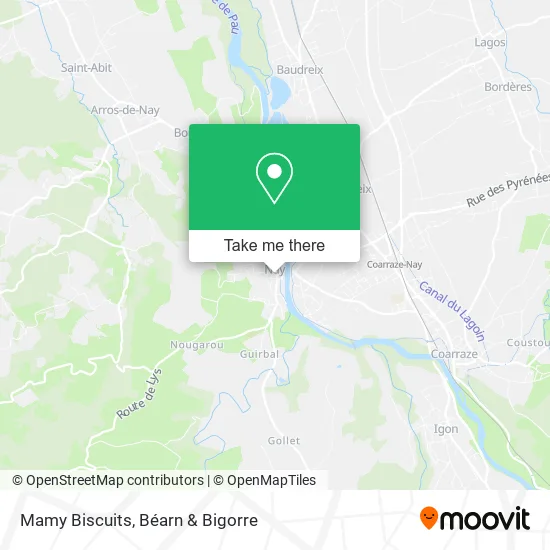 Mamy Biscuits map