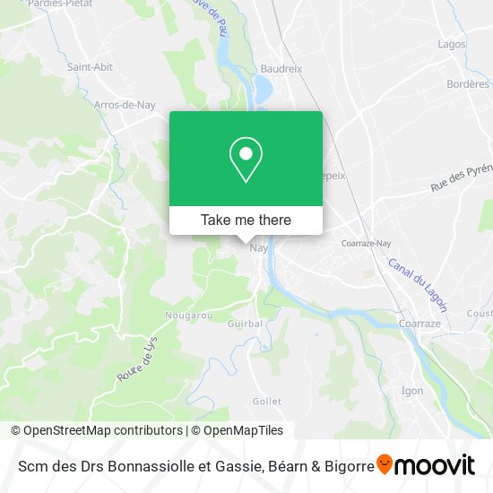 Scm des Drs Bonnassiolle et Gassie map