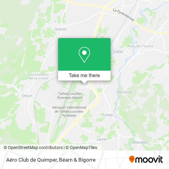 Aéro Club de Quimper map