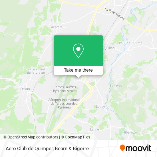 Aéro Club de Quimper map