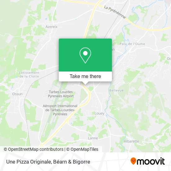 Une Pizza Originale map