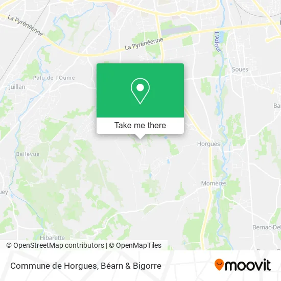 Commune de Horgues map