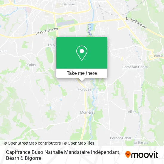 Capifrance Buso Nathalie Mandataire Indépendant map