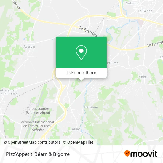 Pizz'Appetit map