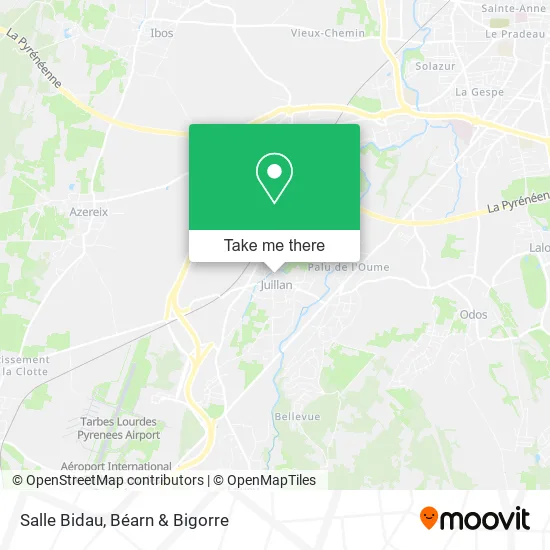 Salle Bidau map