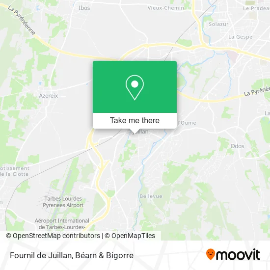 Fournil de Juillan map