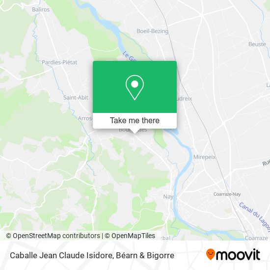 Caballe Jean Claude Isidore map
