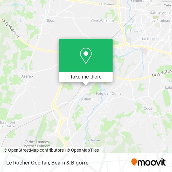 Le Rocher Occitan map