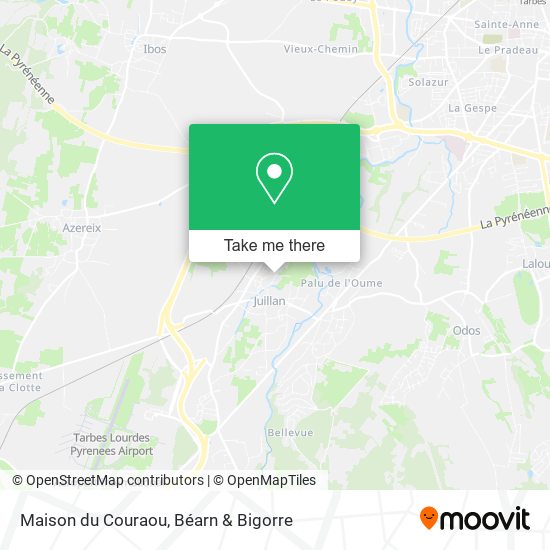 Maison du Couraou map