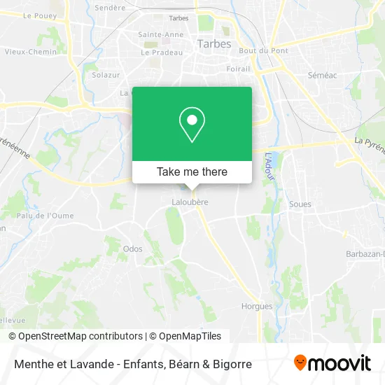Menthe et Lavande - Enfants map
