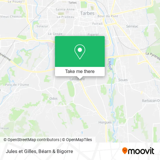 Jules et Gilles map