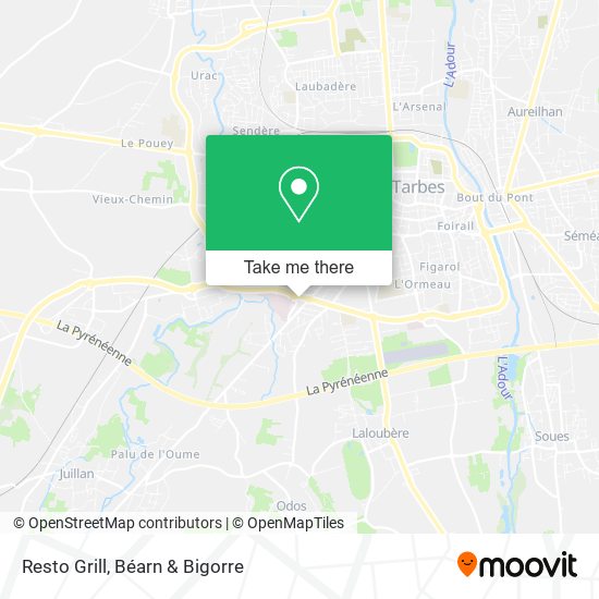 Resto Grill map