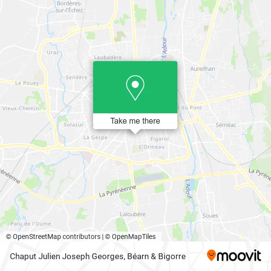 Chaput Julien Joseph Georges map