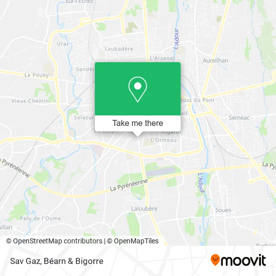 Sav Gaz map