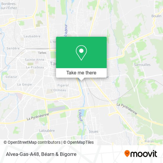 Alvea-Gas-A48 map
