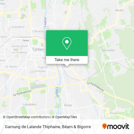 Garnung de Lalande Thiphaine map