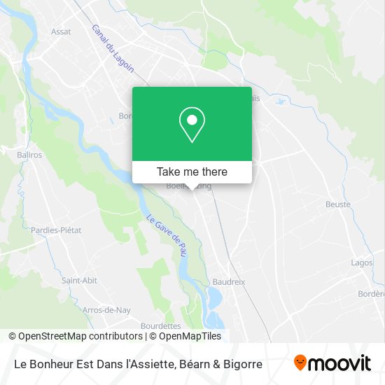 Le Bonheur Est Dans l'Assiette map