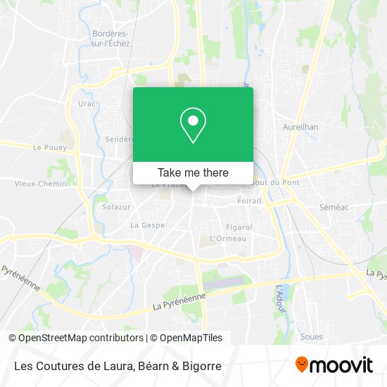 Les Coutures de Laura map