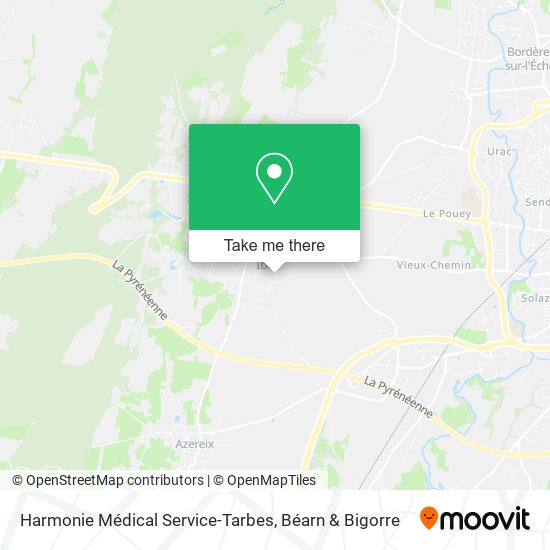 Harmonie Médical Service-Tarbes map