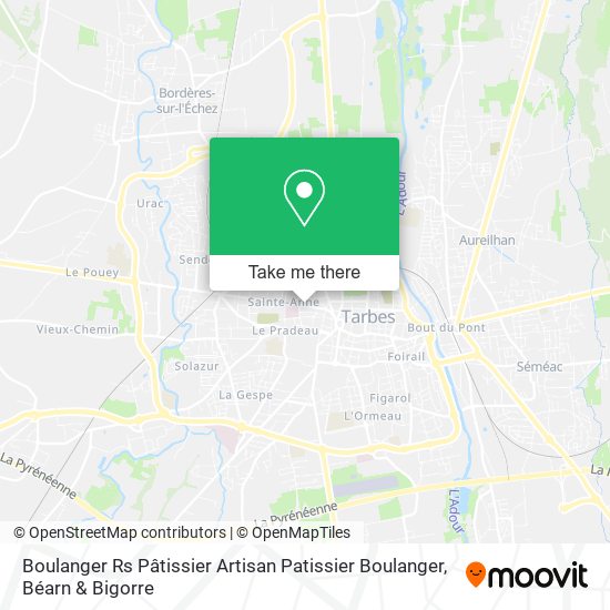 Boulanger Rs Pâtissier Artisan Patissier Boulanger map