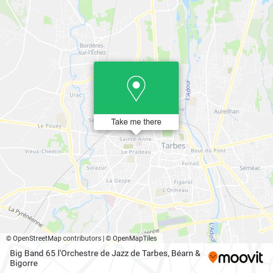 Mapa Big Band 65 l'Orchestre de Jazz de Tarbes