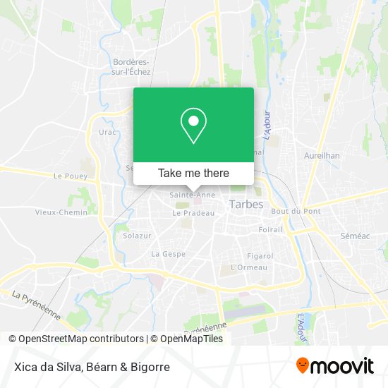 Xica da Silva map