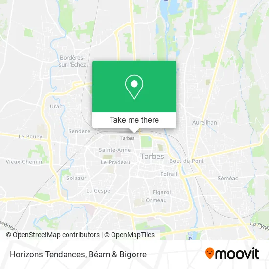 Horizons Tendances map