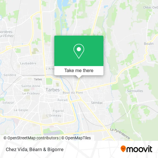 Chez Vida map