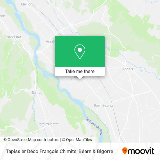 Tapissier Déco François Chimits map