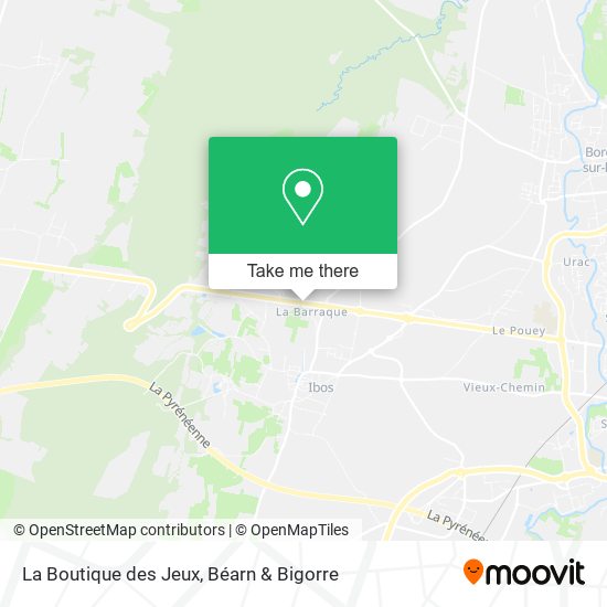 La Boutique des Jeux map