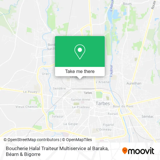 Boucherie Halal Traiteur Multiservice al Baraka map