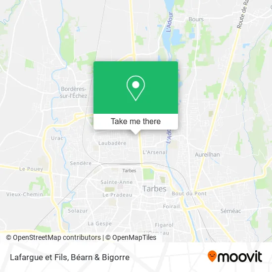 Lafargue et Fils map