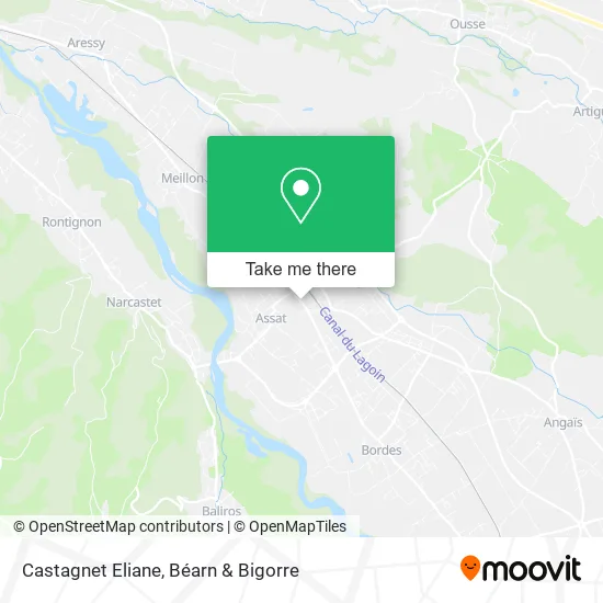 Castagnet Eliane map