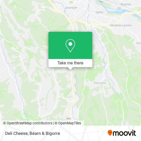 Deli Cheese map