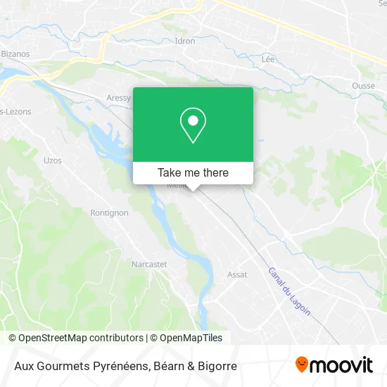 Aux Gourmets Pyrénéens map