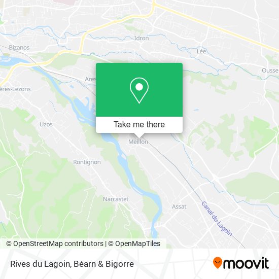 Rives du Lagoin map