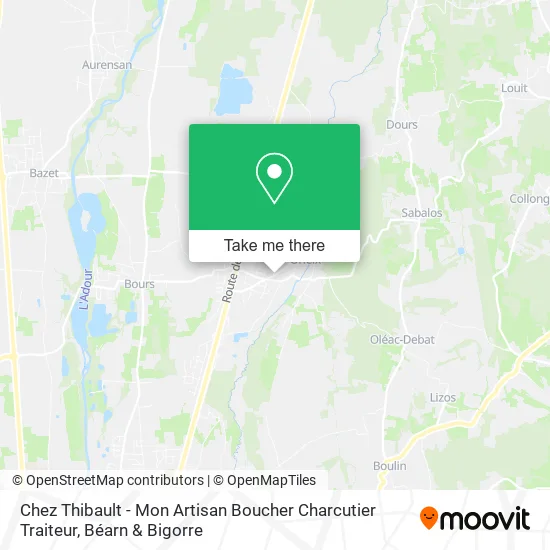 Chez Thibault - Mon Artisan Boucher Charcutier Traiteur map