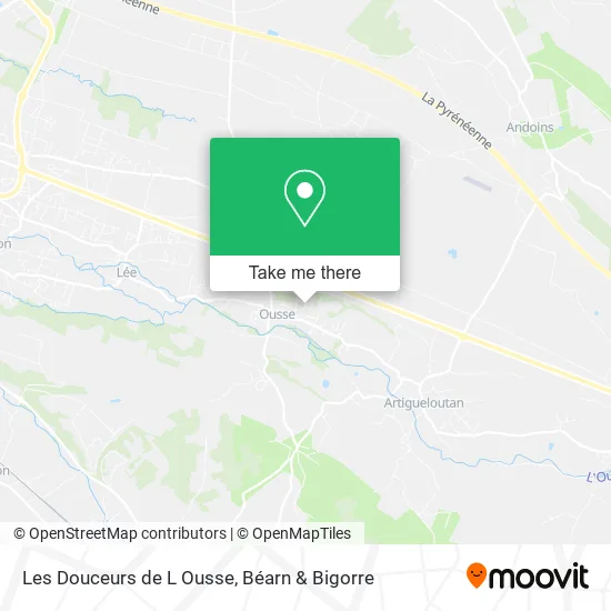 Les Douceurs de L Ousse map