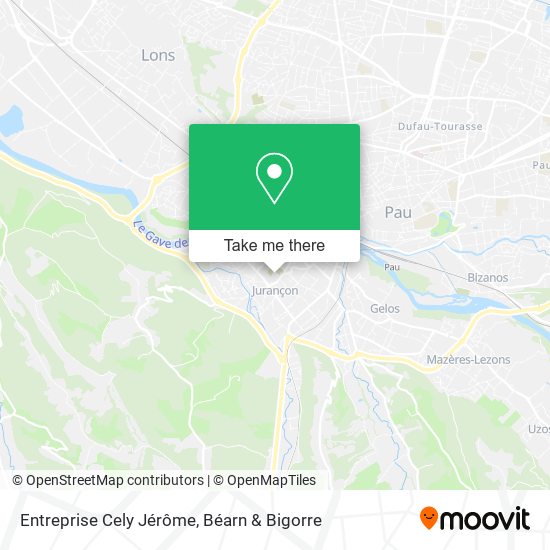 Entreprise Cely Jérôme map