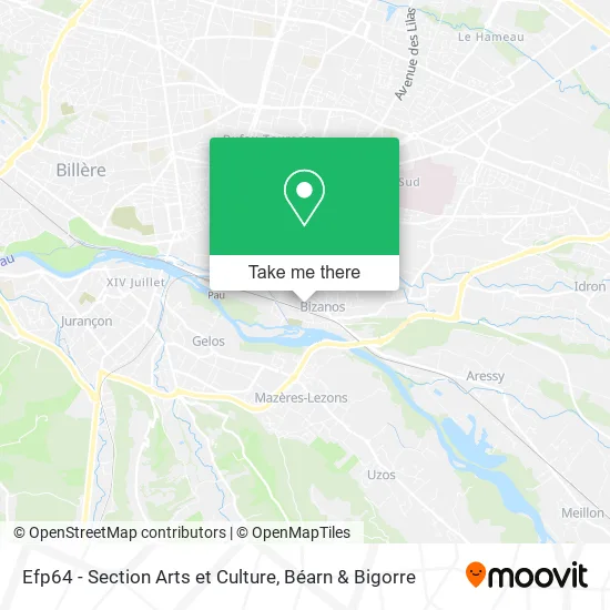 Efp64 - Section Arts et Culture map