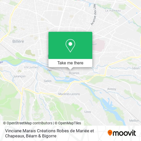 Vinciane Marais Créations Robes de Mariée et Chapeaux map
