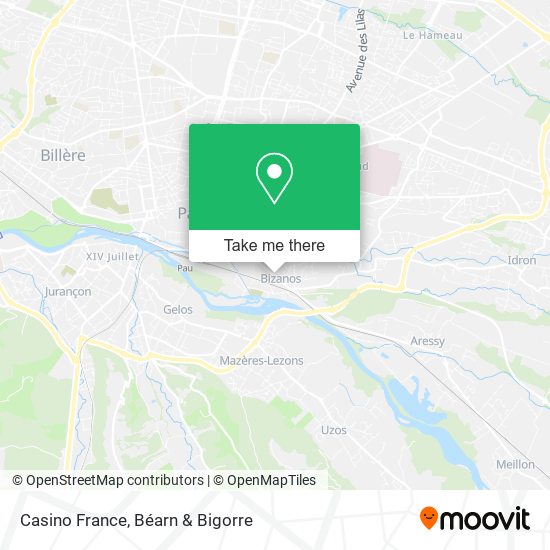 Casino France map