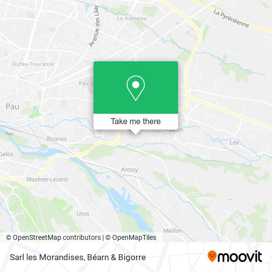 Sarl les Morandises map