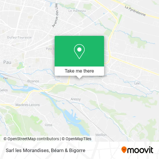 Sarl les Morandises map