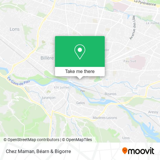 Chez Maman map
