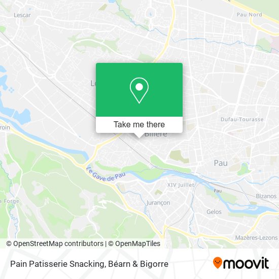 Pain Patisserie Snacking map