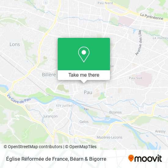 Église Réformée de France map