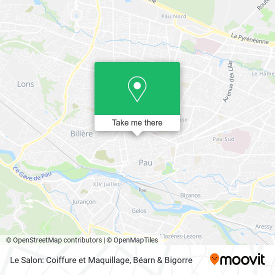 Le Salon: Coiffure et Maquillage map