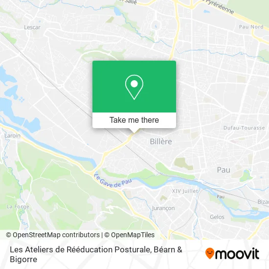 Les Ateliers de Rééducation Posturale map